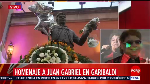 Foto: Homenaje Juan Gabriel Garibaldi 28 Agosto 2019