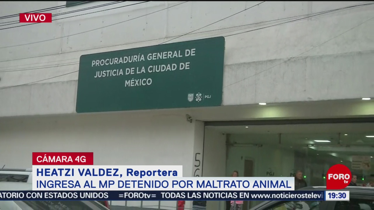 Foto: Ingresan Mp Detenido Maltrato Animal Lindavista Cdmx 6 Agosto 2019
