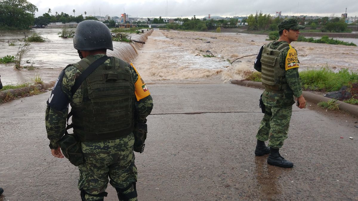 Afectaciones por lluvias en Sinaloa