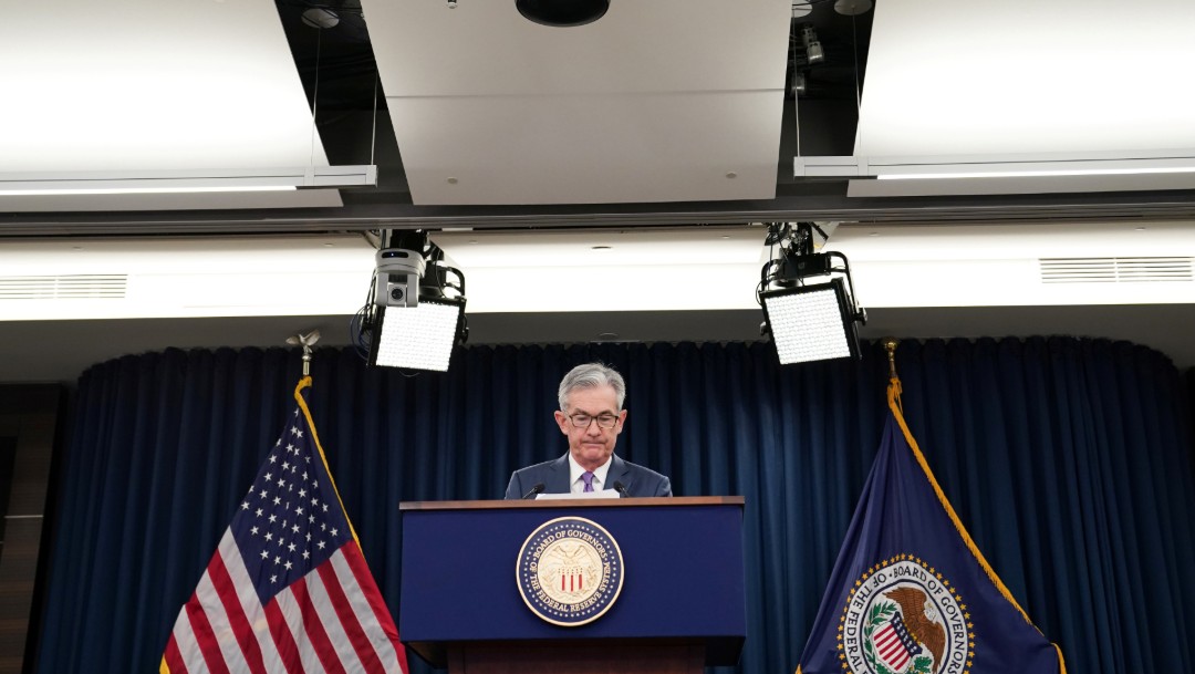 JFoto: Jerome Powell, presidente de la Reserva Federal, 31 de julio de 2019, Estados Unidos