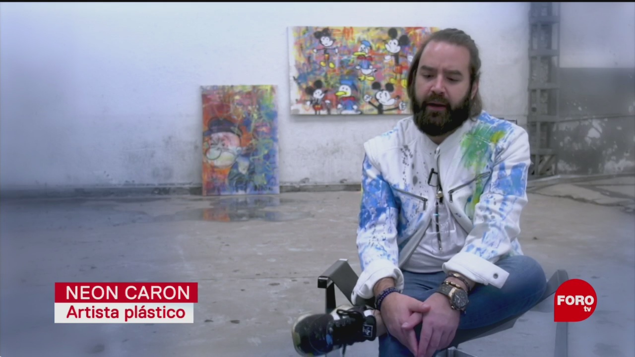 FOTO: Las pinturas con realidad aumentada del mexicano ‘Neon Caron’, 24 Agosto 2019