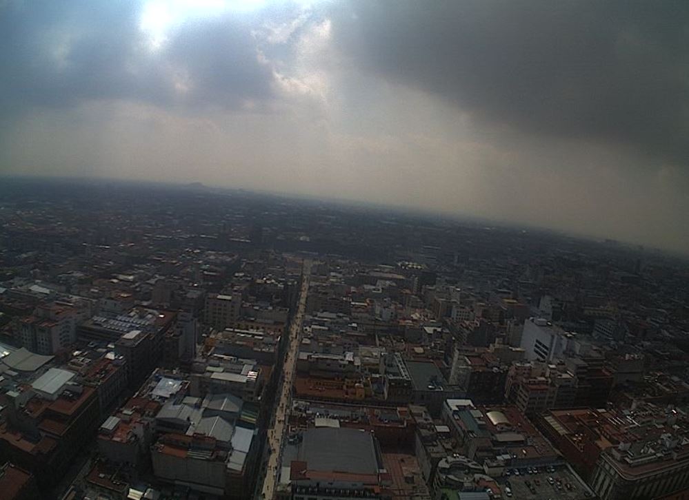 Prevén lluvias y posibles granizadas en la Ciudad de México.