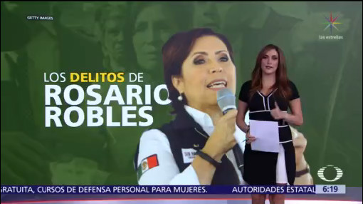 Los delitos de Rosario Robles
