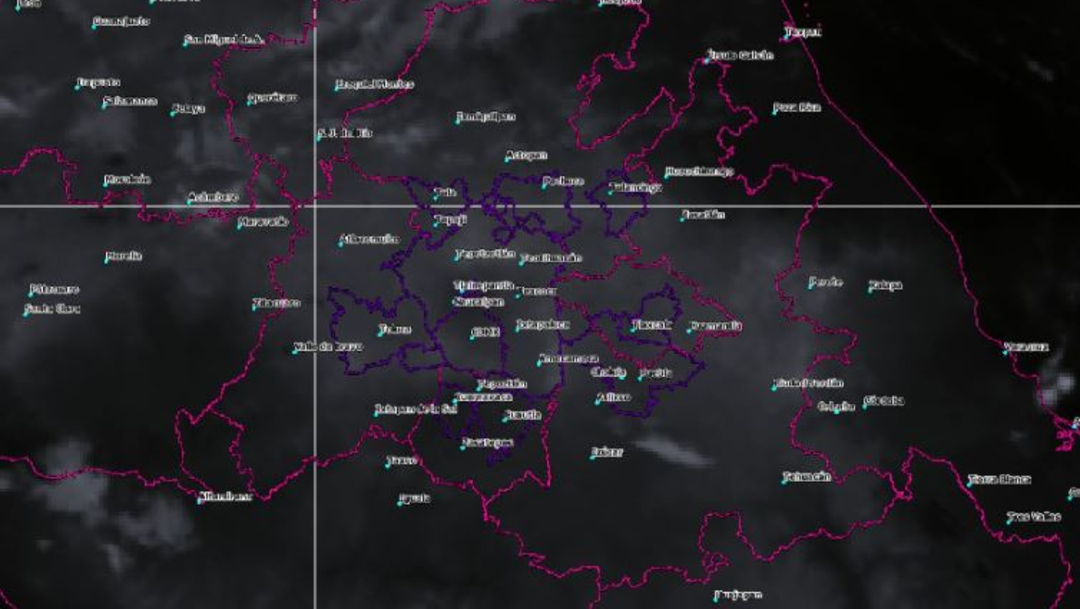 Foto: La imagen de satélite muestra nubosidad dispersa en el centro del país, 3 agosto 2019