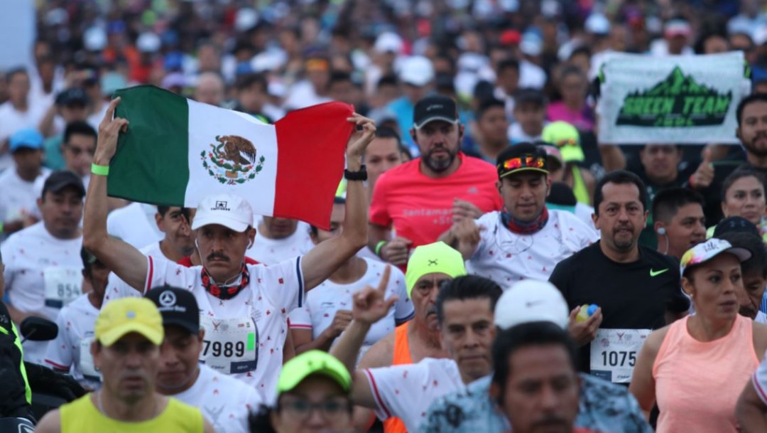 Foto: Se estima que en esta edición, participaron alrededor de 25 mil corredores en el Maratón de la Ciudad de México, el 25 de agosto de 2019 (Galo Cañas/Cuartoscuro.com)
