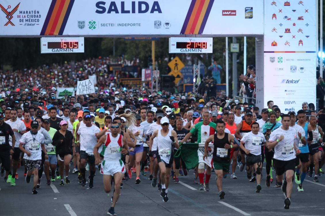 Foto: Maratón de la Ciudad de México este domingo 25 de agosto de 2019 (Cuartoscuro)
