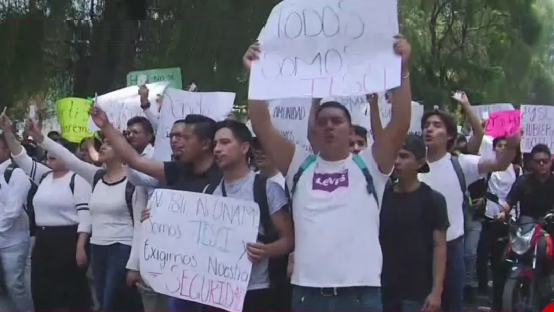 Foto: Marchan estudiantes de ITESCI para exigir justicia por compañero asesinado, 30 agosto 2019