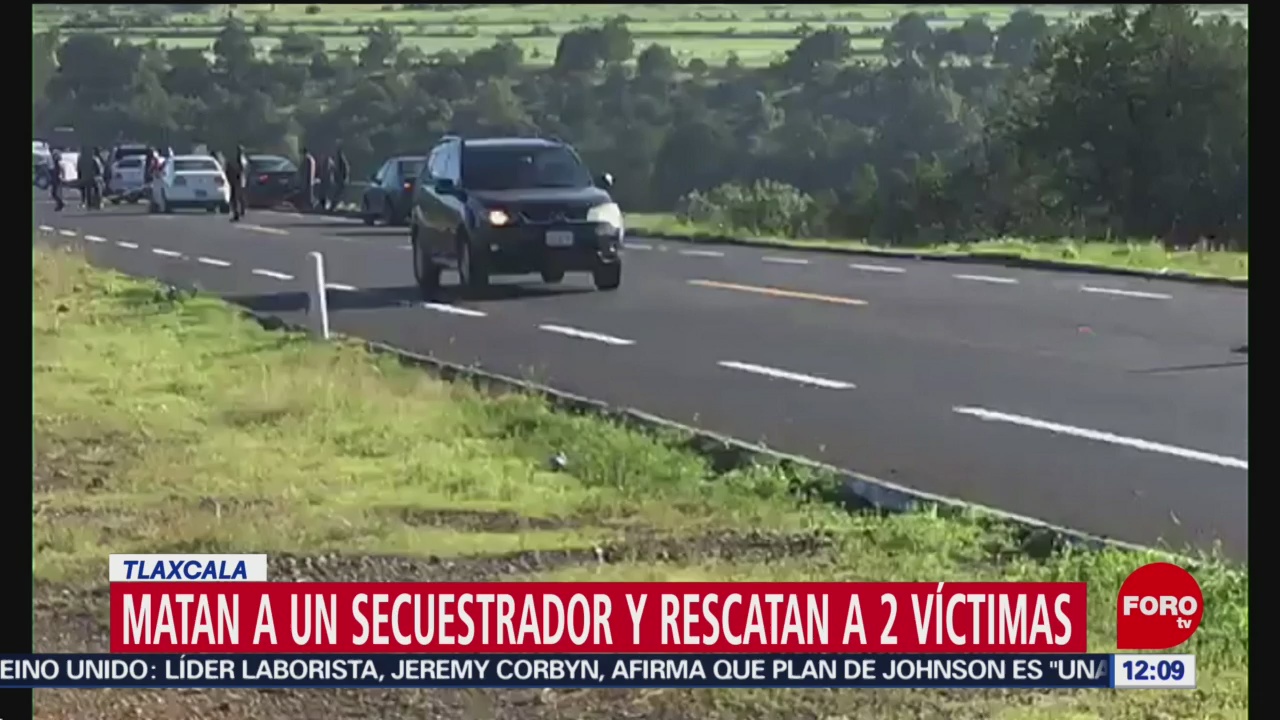 Matan a secuestrador y rescatan a 2 víctimas en Tlaxcala