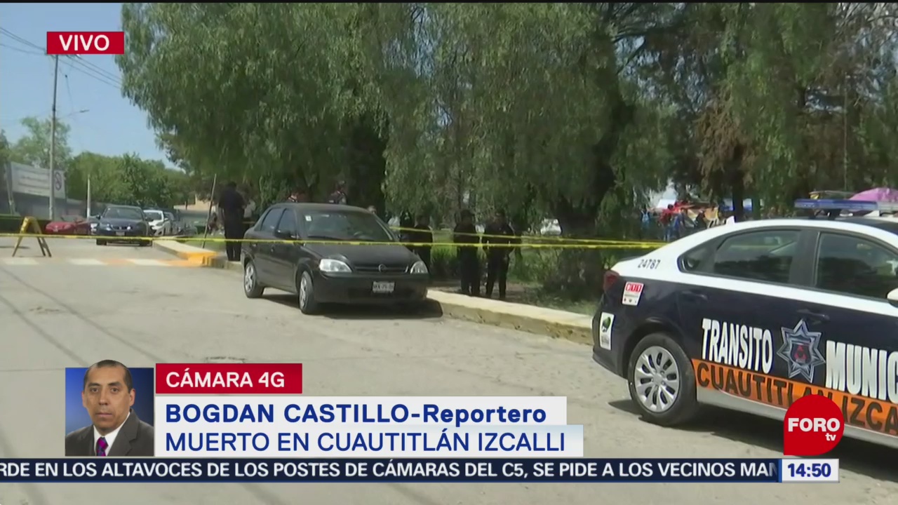FOTO: Matan hombre afuera escuela Cuautitlán Izcalli