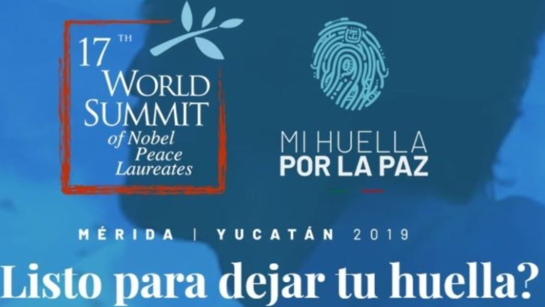 Foto: Mérida será sede de la Cumbre Mundial de Premios Nobel de la Paz 2019