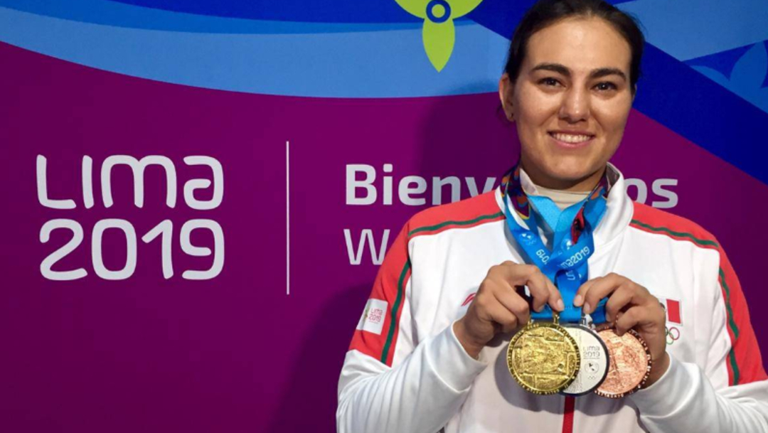 Foto: Alejandra Valencia Trujillo ganó la medalla de oro número 37 de México, 11 de agosto de 2019 (Twitter @CONADE)