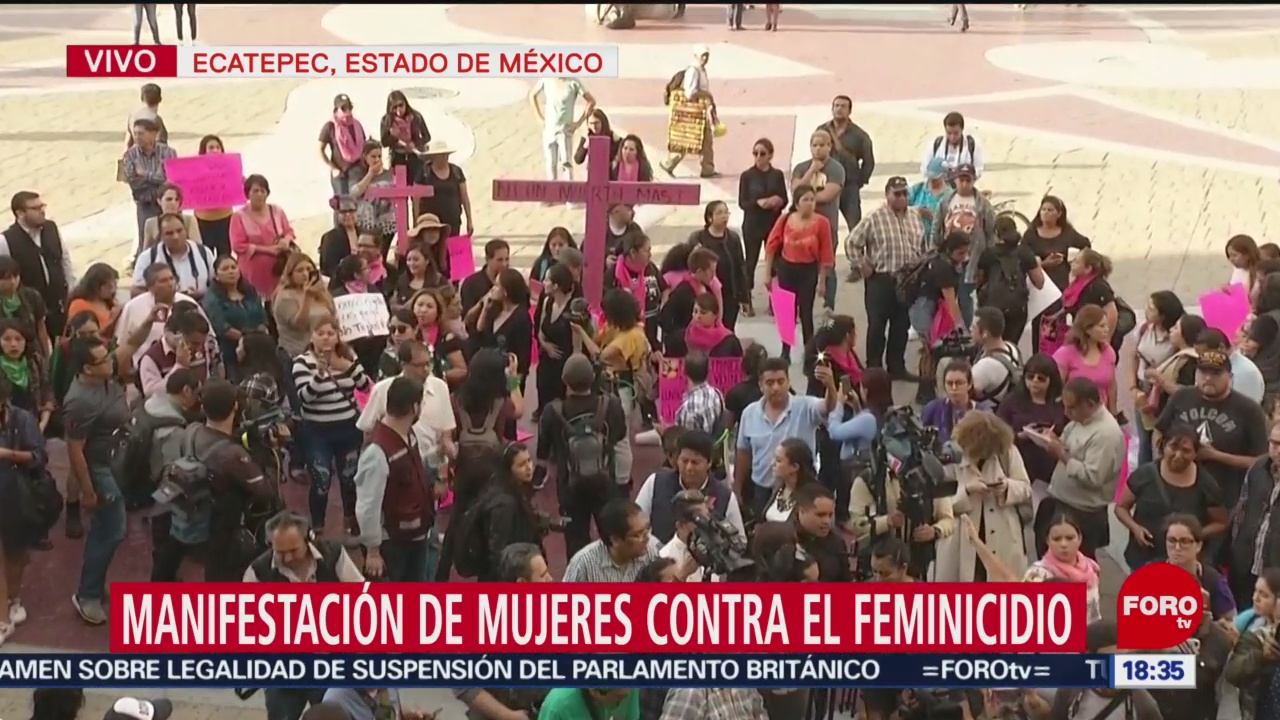 FOTO: Mujeres Ecatepec exigen diálogo directo con autoridades