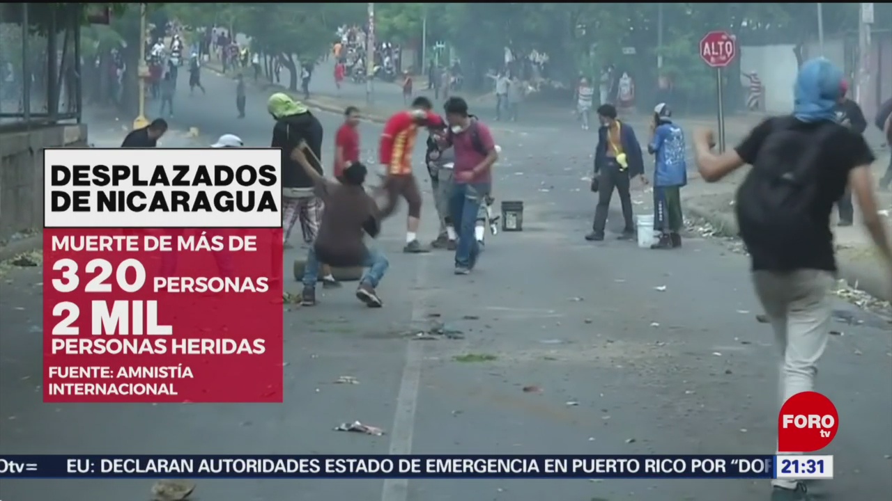 Foto: Nicaragüenses Reprimidos Gobierno Huyen País 27 Agosto 2019