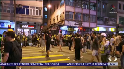 No cesan las protestas en Hong Kong