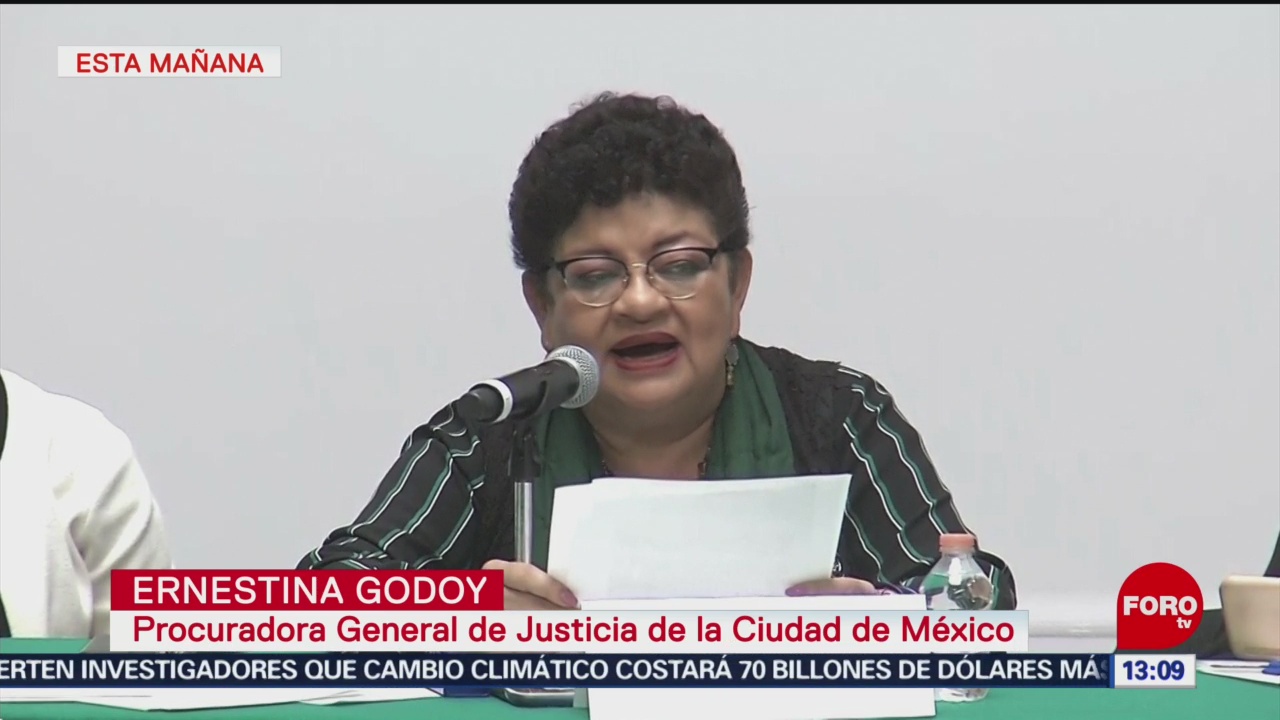 FOTO: No se permitirá violencia CDMX Procuradora Ernestina Godoy