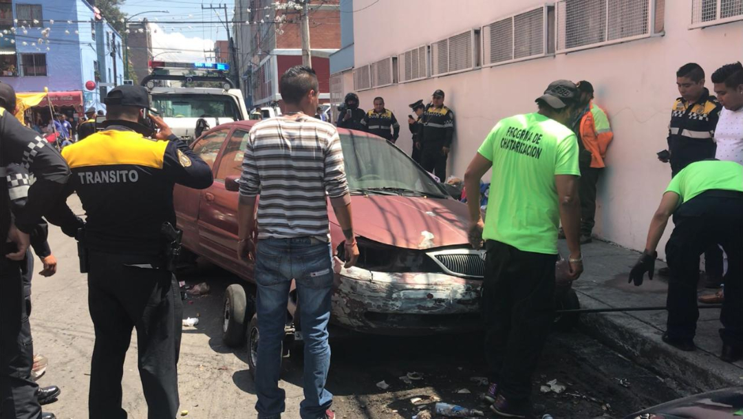 Foto: Algunos dueños han intentado a toda costa que los automóviles arranquen sin mucho éxito, 14 de agosto de 2019 (Noticieros Televisa)