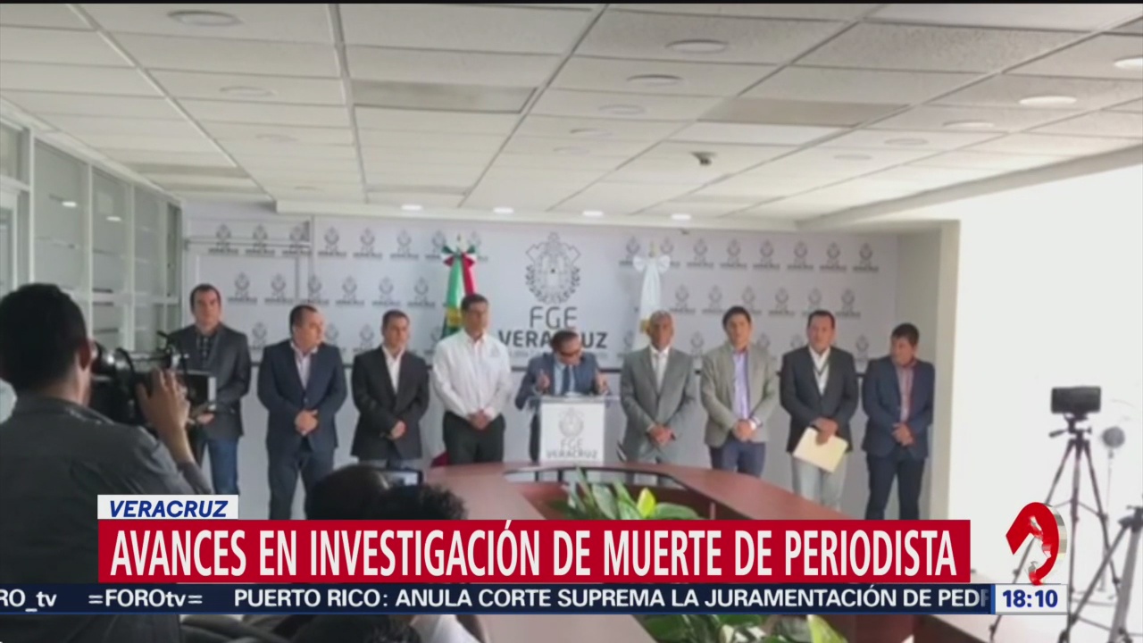 Foto: Presentan avances homicidio periodista Jorge Celestino Ruíz Veracruz,
