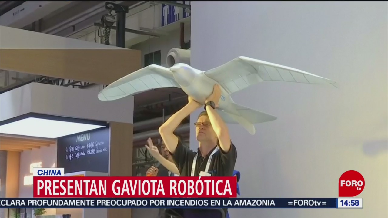 Foto: Gaviota Robótica Conferencia Mundial Robots China 22 Agosto 2019