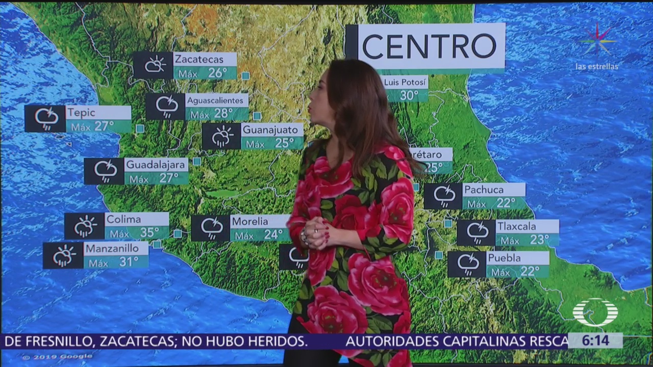 Prevén lluvias de diferente intensidad en la República Mexicana
