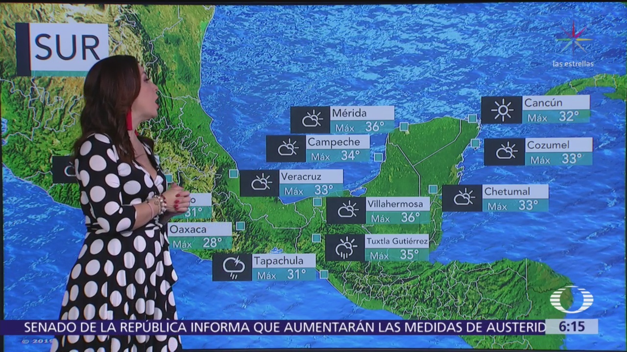 Prevén lluvias intensas en Sinaloa, Durango, Nayarit, Guerrero y Oaxaca