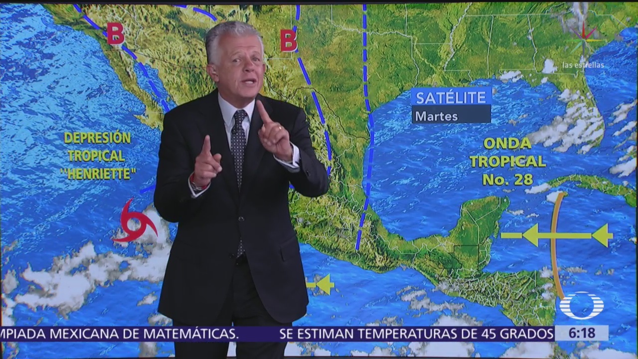 Prevén lluvias muy fuertes en 10 estados de la República Mexicana