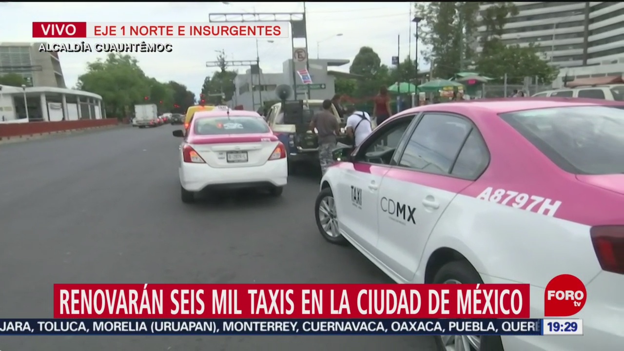Foto: Renovación Taxis Cdmx 19 Agosto 2019