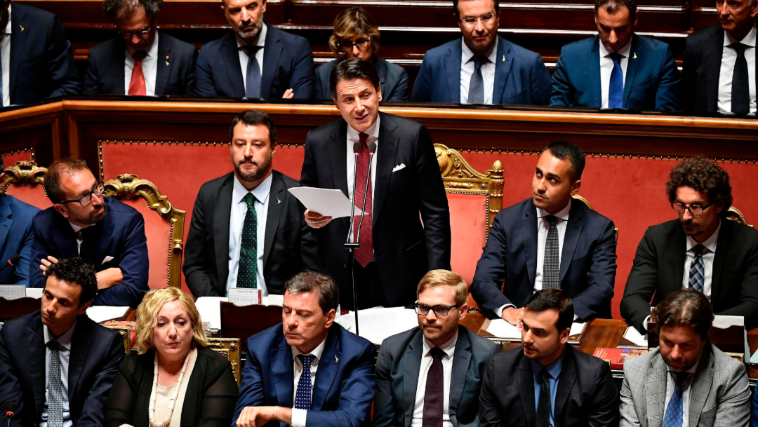 FOTO Renuncia el primer ministro de Italia, Giuseppe Conte (AP)