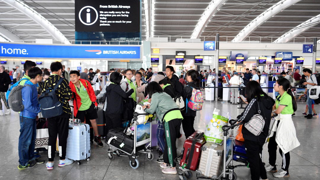 FOTO Falla de British Airways provoca vuelos retrasados en Reino Unido (EFE)