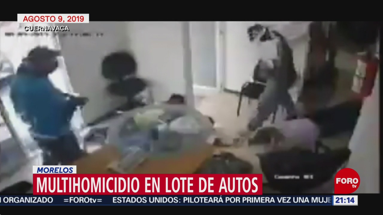 Foto: Video Momento Multihomicidio Lote Autos Morelos 15 Agosto 2019