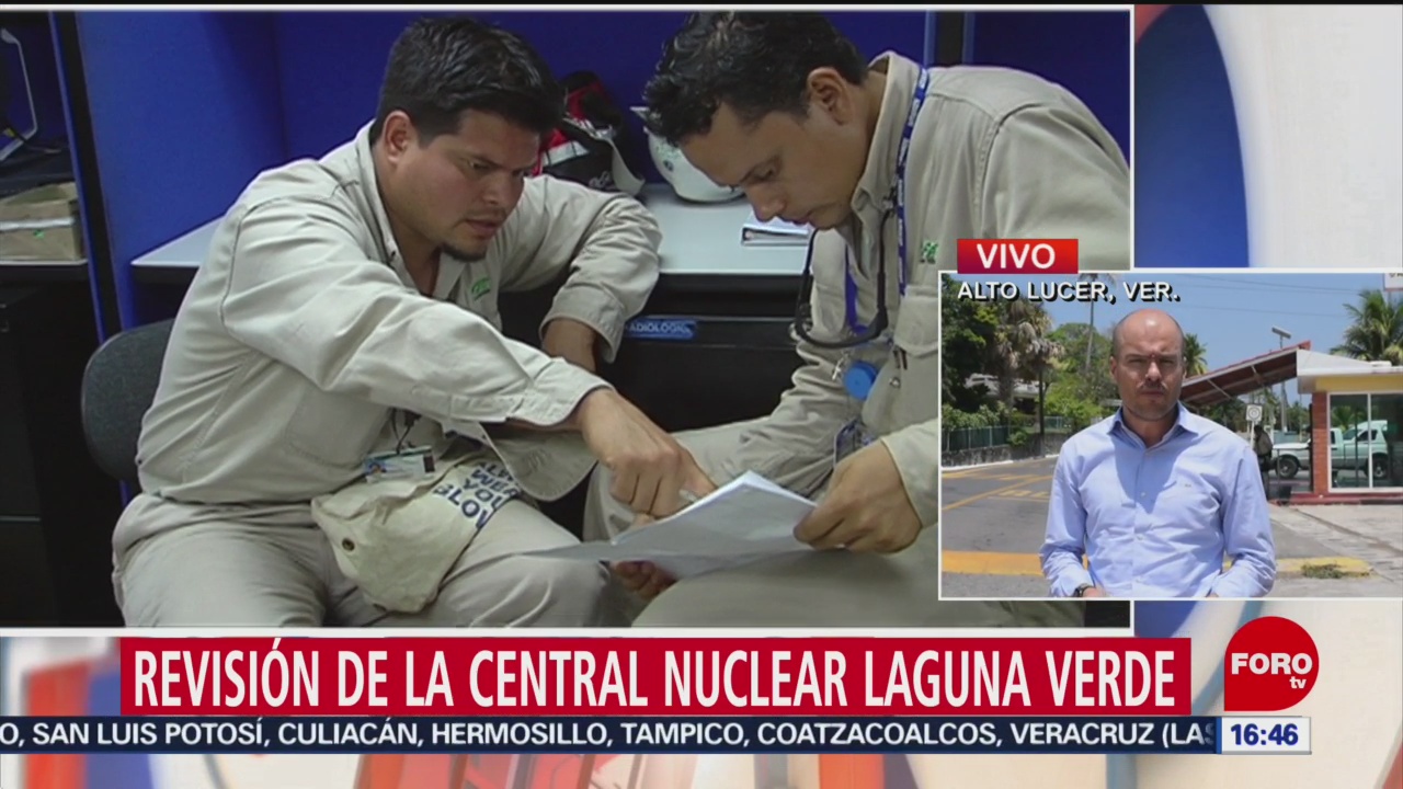 FOTO: Revisan Central Nuclear Laguna Verde Veracruz,