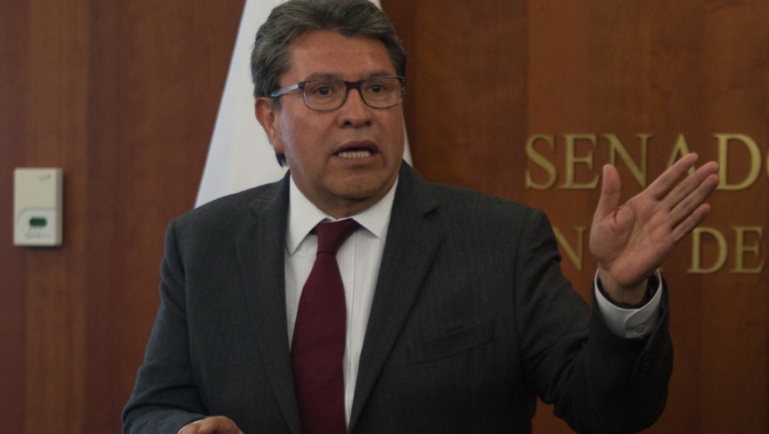 Foto: Ricardo Monreal, coordinador del grupo parlamentario Morena en el Senador, 30 agosto 2019