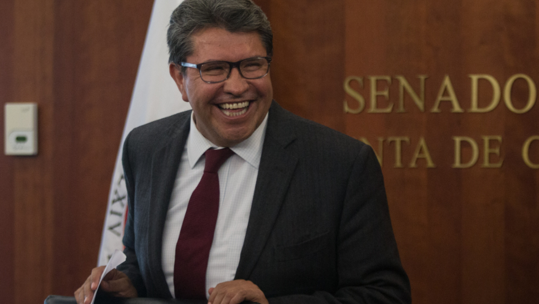 Foto: El senador coordinador del grupo parlamentario Morena, Ricardo Monreal, 30 agosto 2019