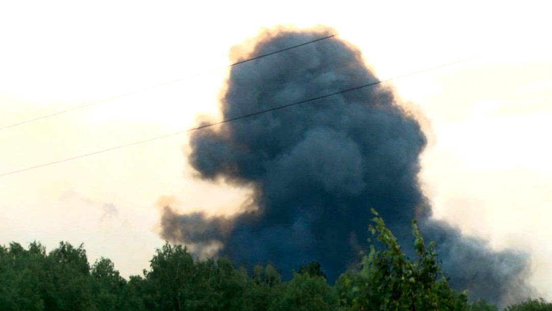 Foto: Explosión de arsenal en Siberia, 5 de agosto de 2019, Rusia