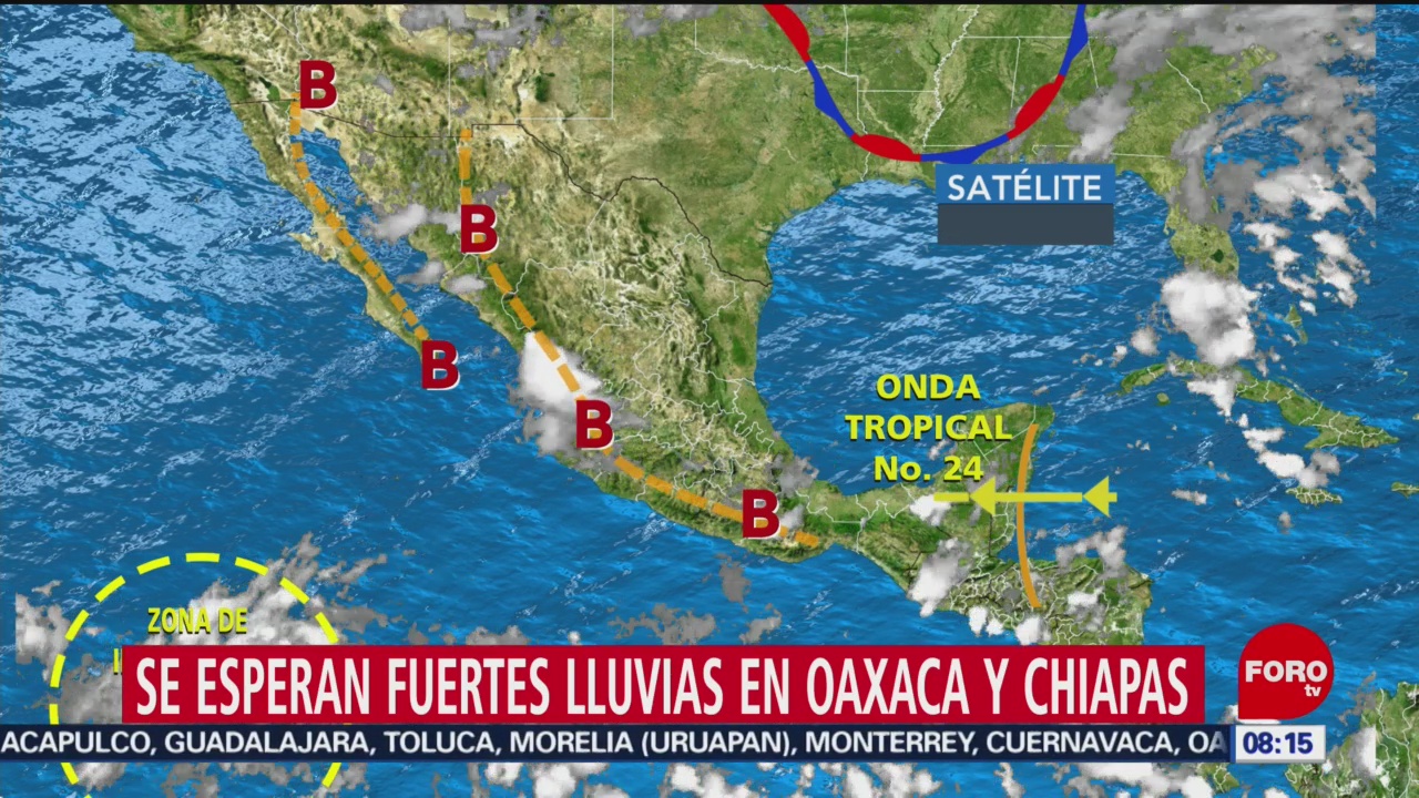 FOTO: Se esperan fuertes lluvias en Oaxaca y Chiapas, 3 AGOSTO 2019