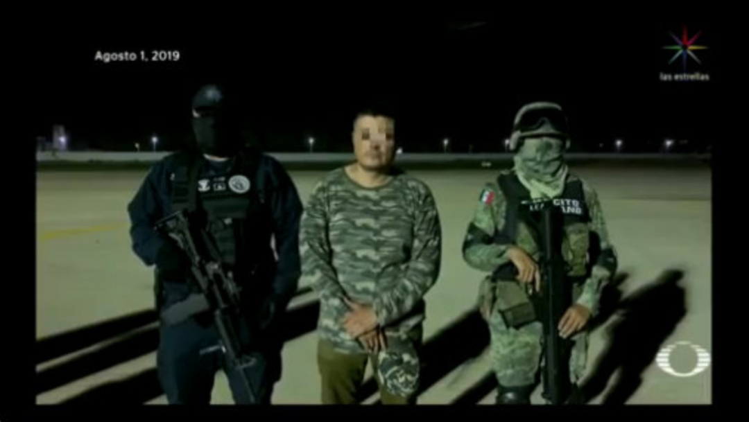 Imagen: A “El Carrete” se le acusa de ser el líder de la organización delictiva de "Los rojos", que tiene como zona de operación los estados de Morelos y Guerrero, 14 de agosto de 2019 (Noticieros Televisa, archivo)