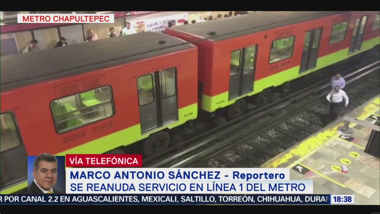 Foto: Se Reanuda Servicio Linea 1 Metro