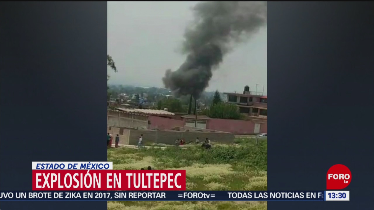 FOTO: Se registra explosión en Tultepec, Estado de México, 25 Agosto 2019