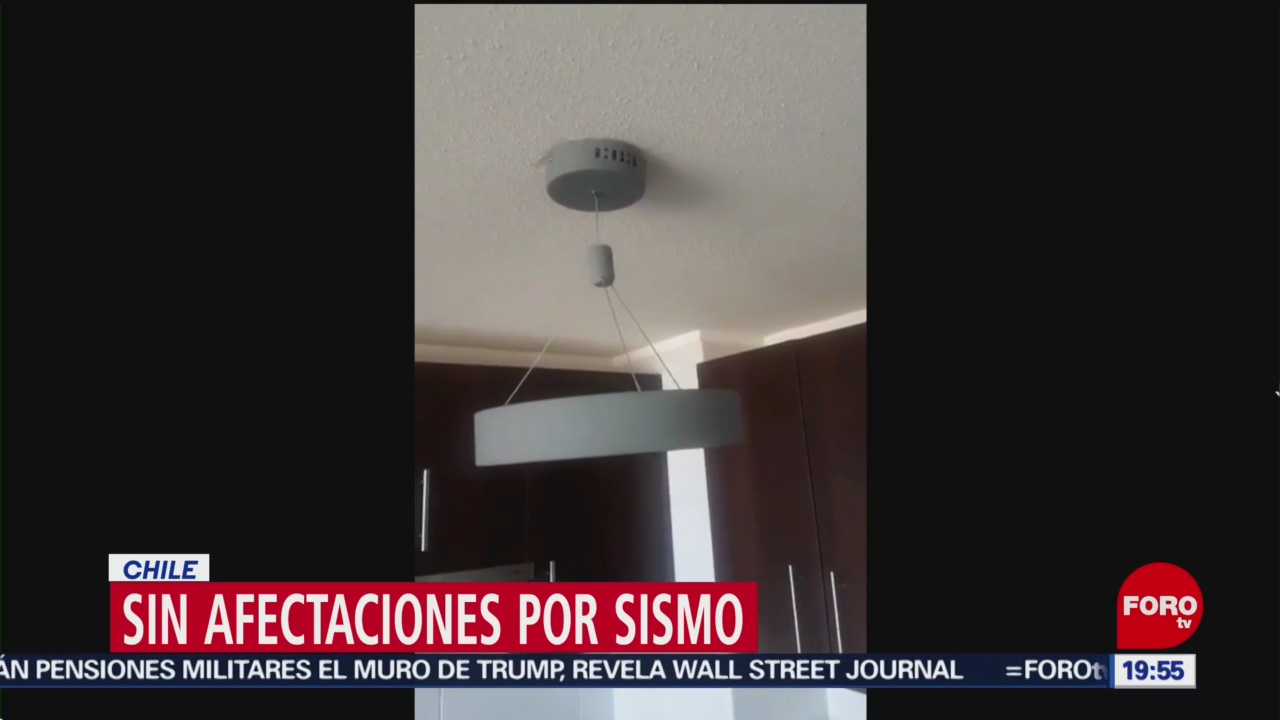 Foto: Video Sismo Chile 1 Agosto 2019