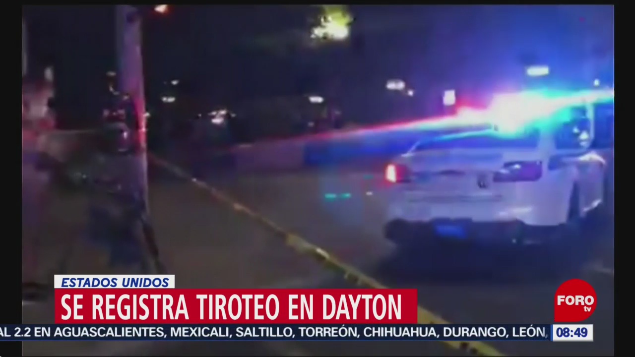 FOTO: Se registra tiroteo en Dayton, hay al menos 9 muertos, 4 Agosto 2019
