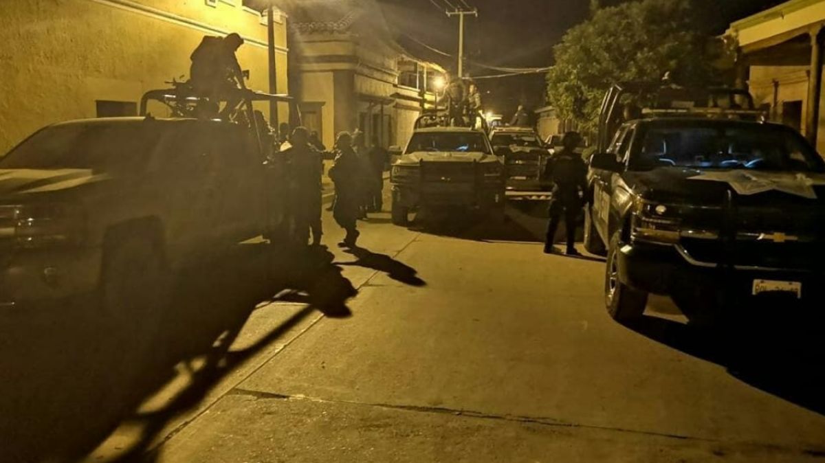 Operativo de seguridad en Sinaloa