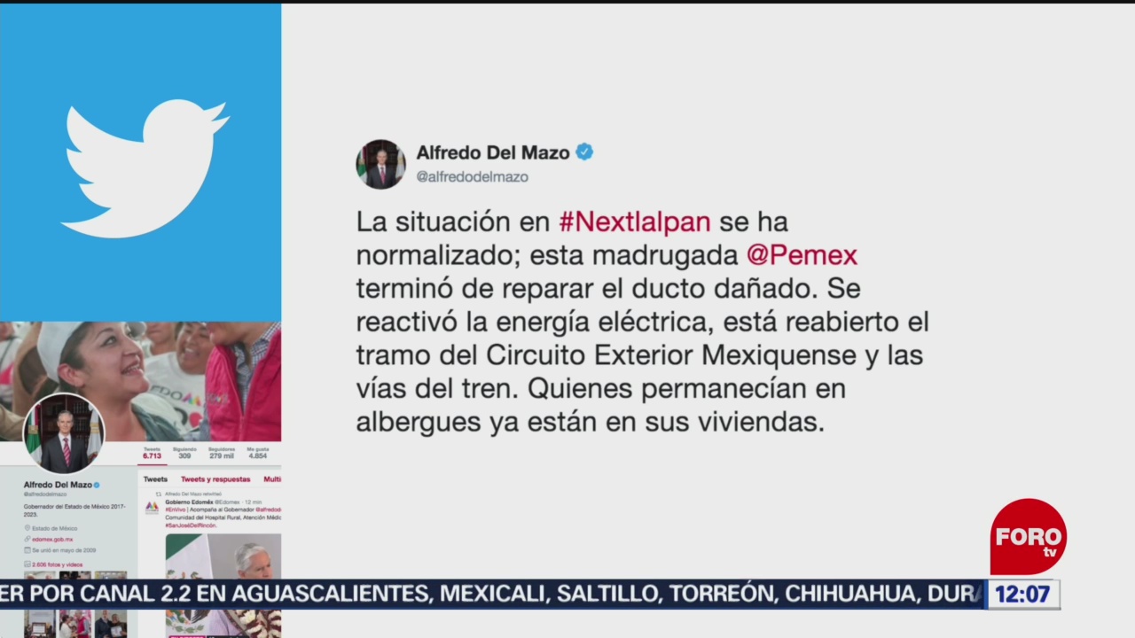 FOTO: Situación en Nextlalpan se normaliza: gobernador del Edomex, 3 AGOSTO 2019