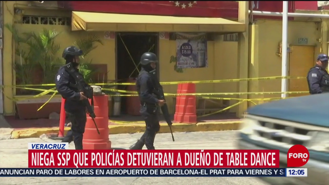 SSP de Veracruz niega haber detenido a dueño de table dance en Coatzacoalcos