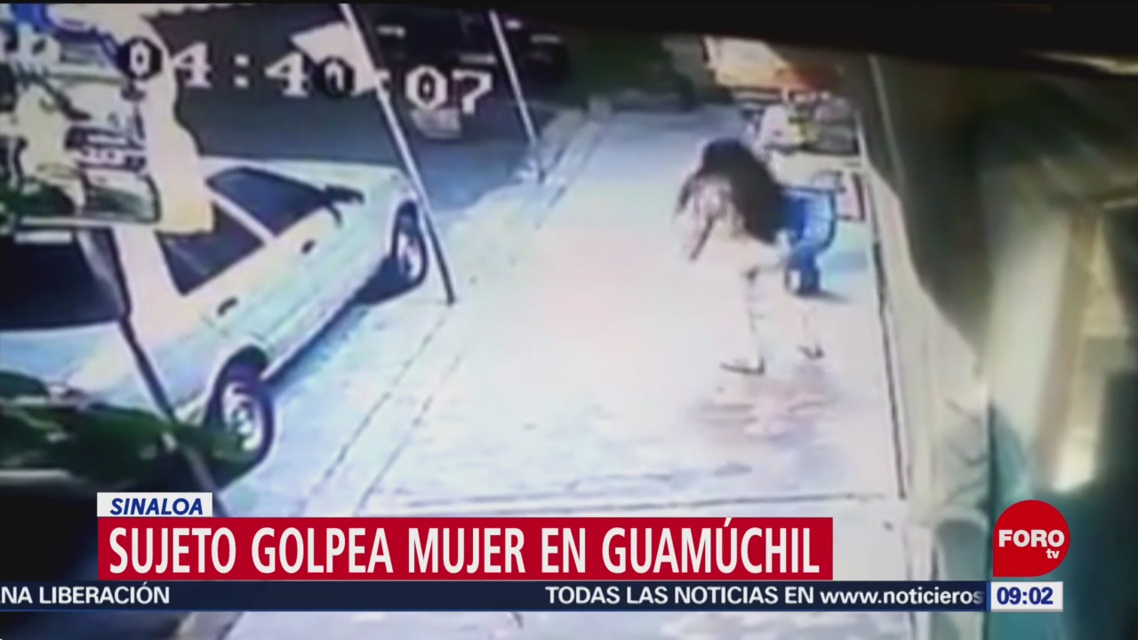 FOTO: Sujeto golpea mujer en Guamúchil, Sinaloa, 11 Agosto 2019