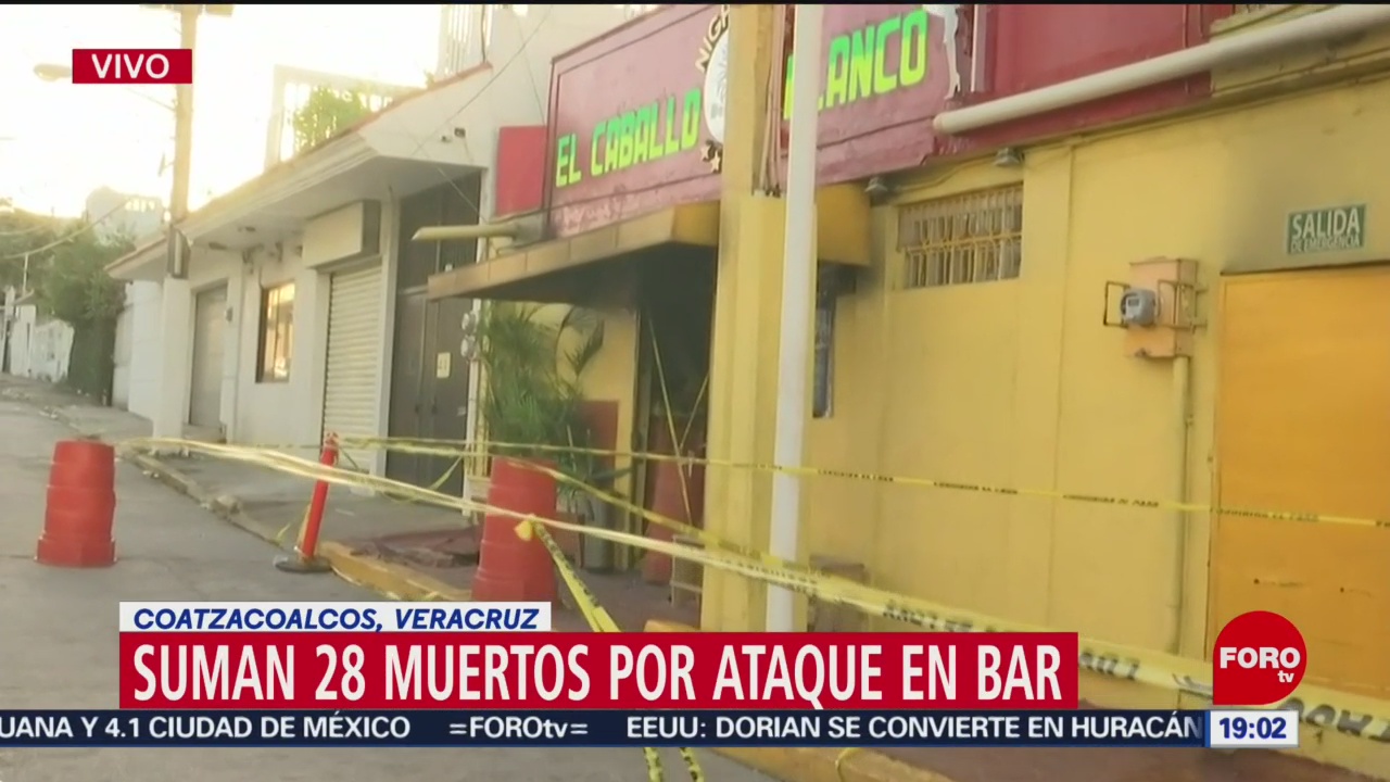 Foto: Suman 28 Muertos Ataque Bar Coatzacoalcos 28 Agosto 2019