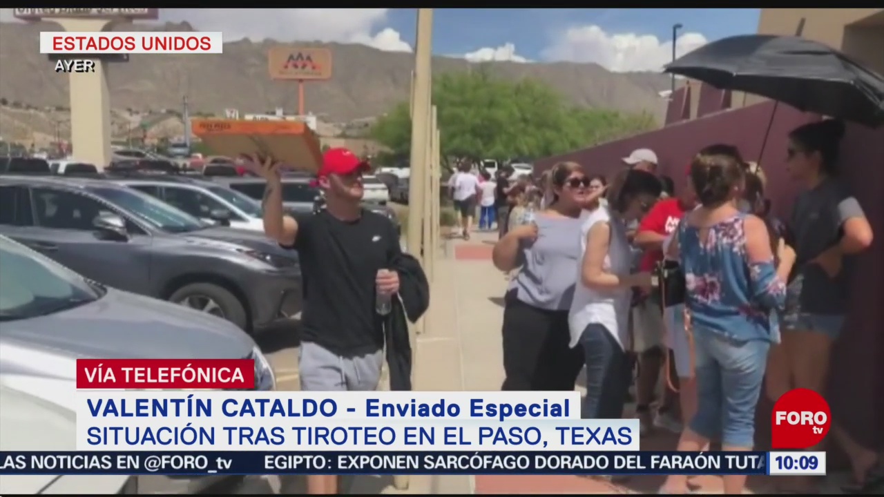 FOTO: Tiroteo en El Paso, Texas, le pega a México, 4 Agosto 2019