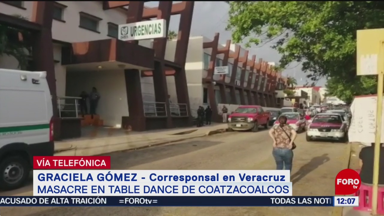Trasladan a Veracruz a dos heridos durante ataque a bar de Coatzacoalcos