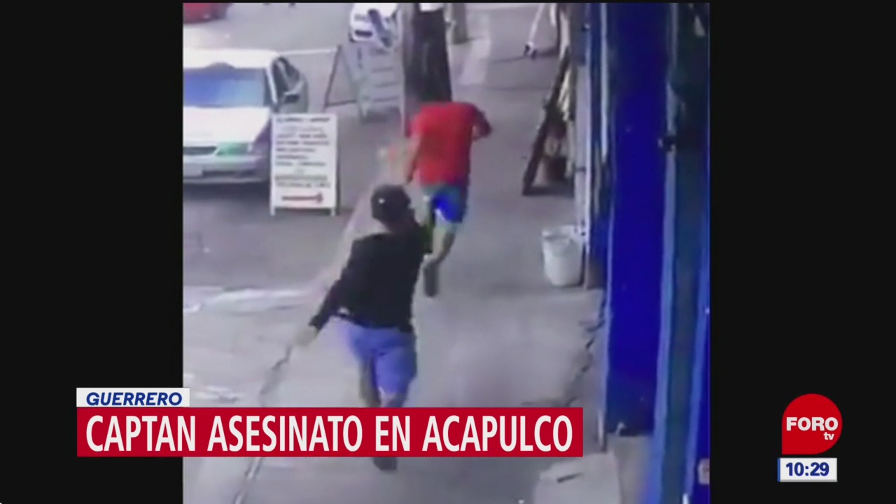 Video capta ejecución en calles de Acapulco, Guerrero