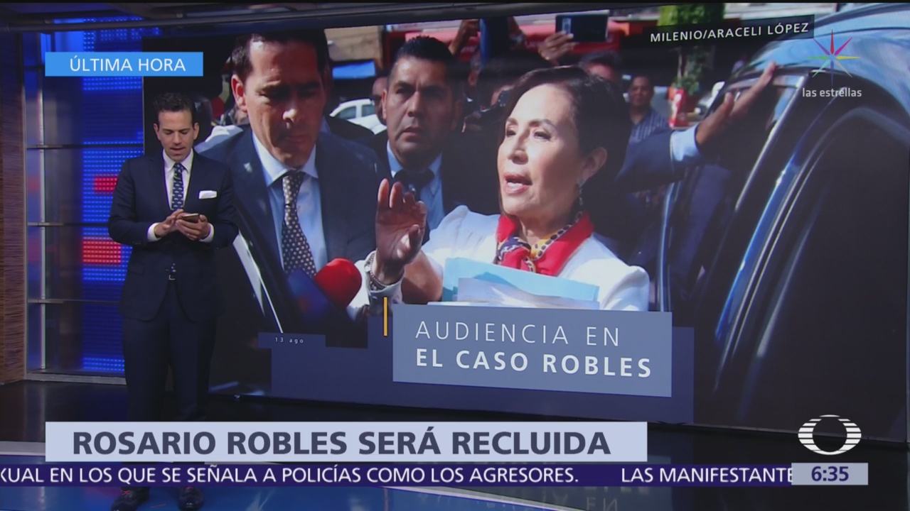 Vinculan a proceso a Rosario Robles por ejercicio indebido del servicio público
