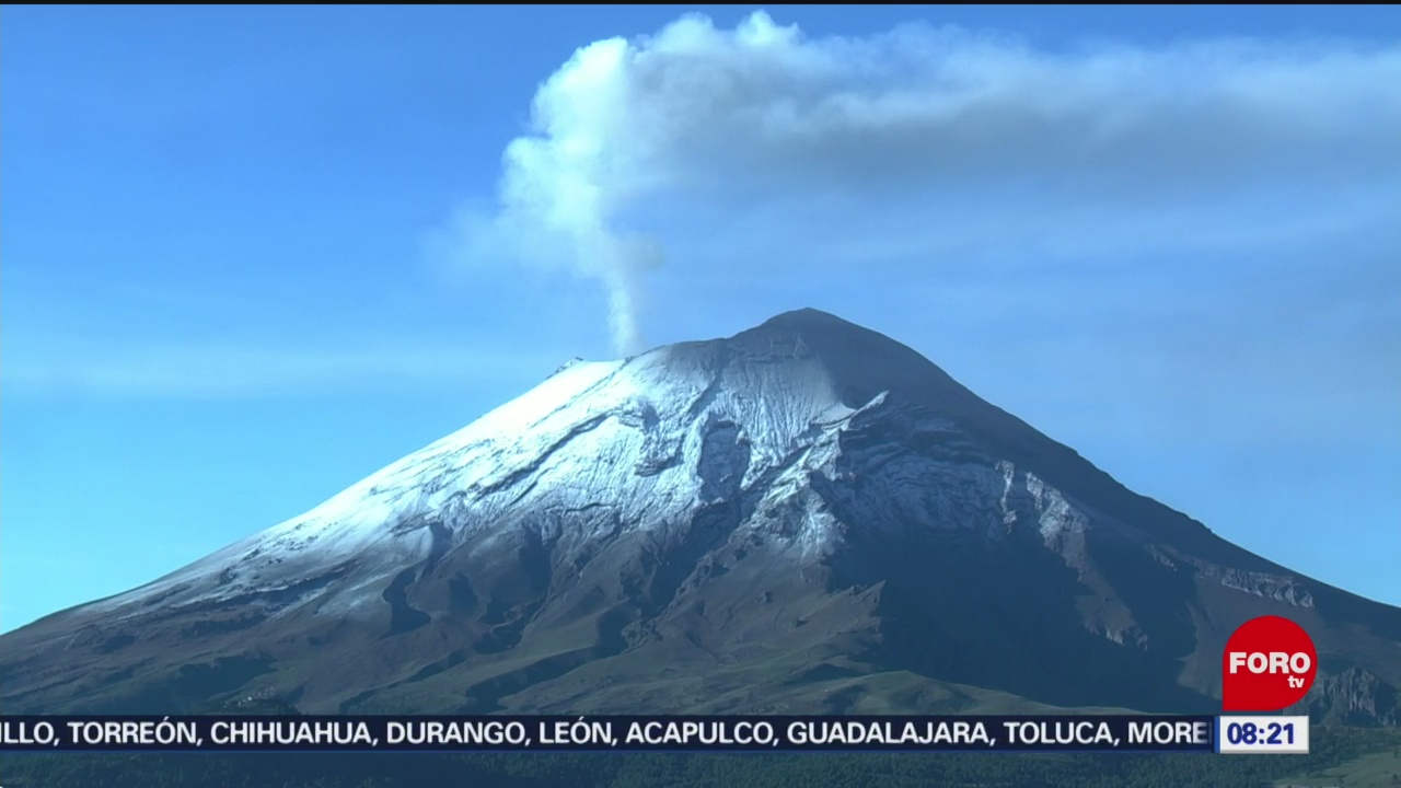FOTO: Volcán Popocatépetl registra exhalación, 3 AGOSTO 2019