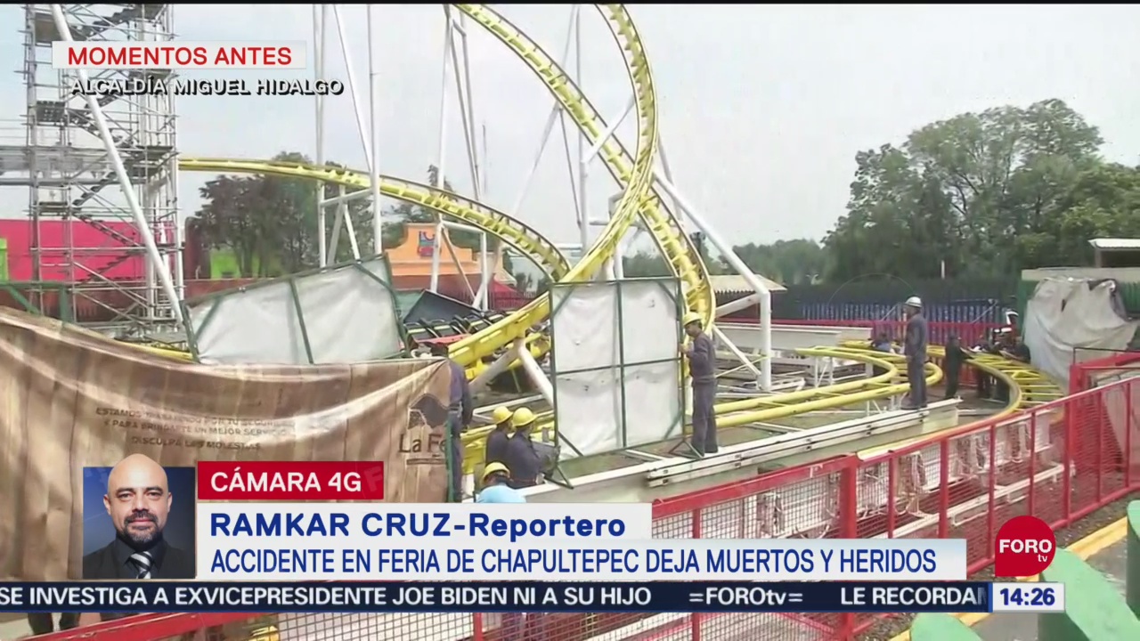 FOTO: Accidente en la Feria de Chapultepec deja 2 muertos y varios heridos, 28 septiembre 2019